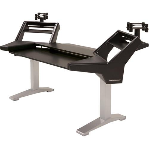 Argosy Halo-K-L-B-S Halo-K Plus Studio Desk with 2 Rack Shelves & Speaker Platforms