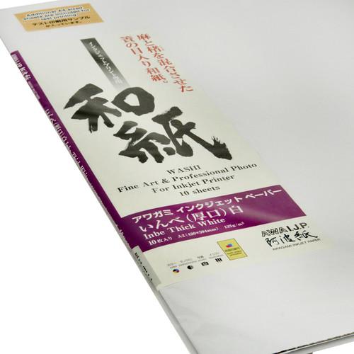 Awagami Factory Inbe Thick White Inkjet Paper