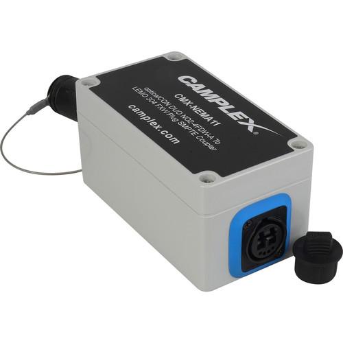 Camplex NO2-4FDW-A OpticalCON DUO to LEMO EDW Socket Hybrid Adapter Box