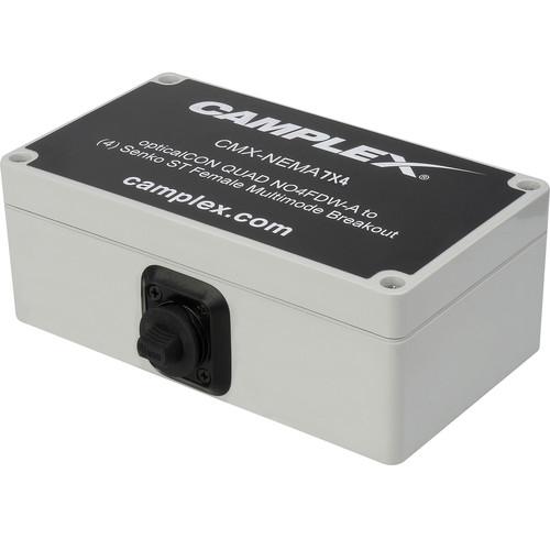 Camplex NO4FDW-A OpticalCon QUAD to 4 NO2-4FDW-A OpticalCon DUO Singlemode Breakout Adapter Box