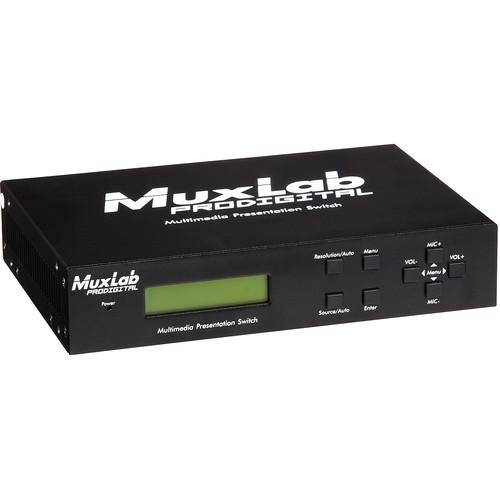 MuxLab 5x1 HDMI HDBT Multimedia Presentation Scaler Switcher
