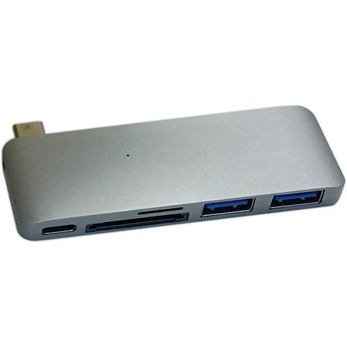 Sanho HyperDrive USB Type-C 5-in-1 Hub with Pass Through Charging