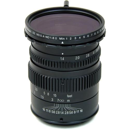 SLR Magic 35mm T1.4 II Cine Lens and 52mm Variable ND