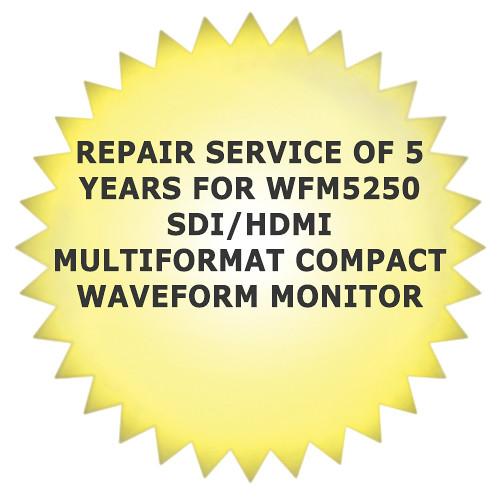 Tektronix Repair Service of 5 Years for WFM5250 SDI HDMI Multiformat Compact Waveform Monitor
