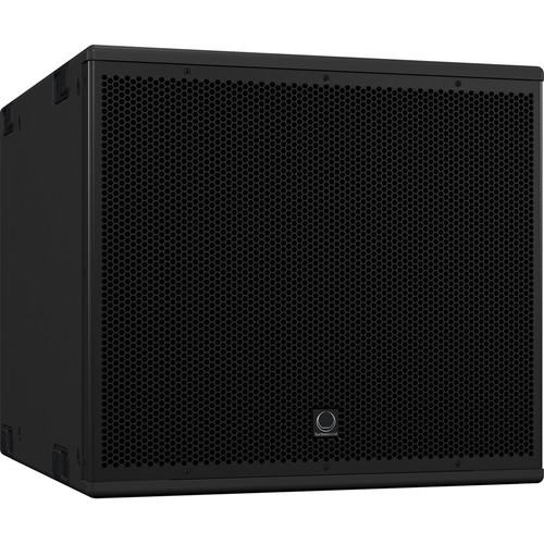 Turbosound NuQ115B-AN 3000W 15" Front-Loaded Powered Subwoofer with KLARK TEKNIK DSP Technology and ULTRANET Networking