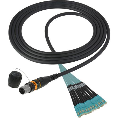 Camplex MTP SC 0M3 Multi-Mode 50 12 Fiber Micro Dist Plenum OM3 Breakout Cable