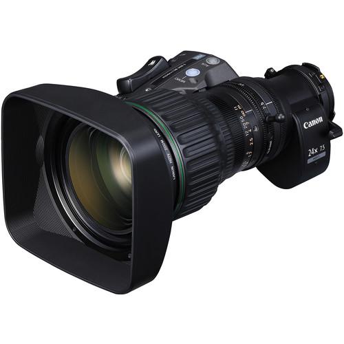 Canon HJ24EX7.5B IRSE S 2 3" Hi-Def ENG EFP Zoom Lens with Semi Servo Control