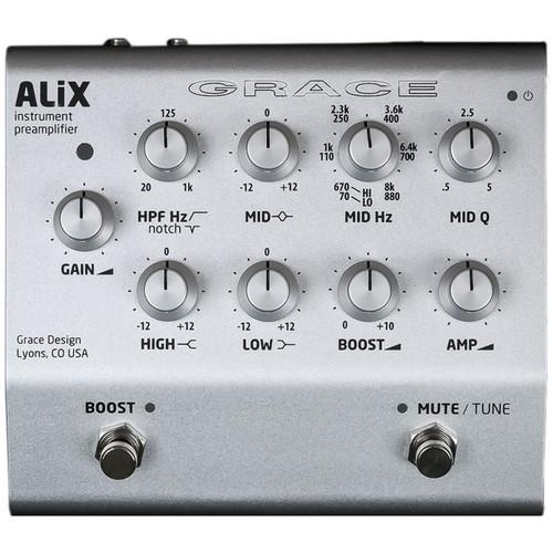 Grace Design ALiX Single-Channel Acoustic-Instrument Preamp, EQ, DI & Boost Pedal