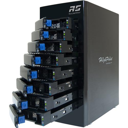 HighPoint RocketStor 6418AS 8-Bay Mini-SAS RAID Enclosure