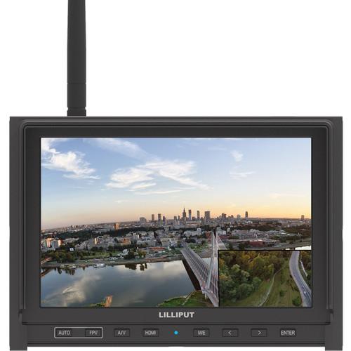 Lilliput 339 W 7" FPV Monitor with Single Built-in 5.8GHz Wireless Receiver