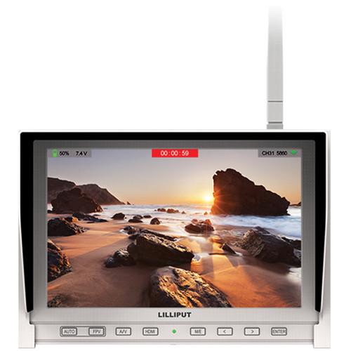 Lilliput 339 W 7" FPV Monitor with Single Built-in 5.8GHz Wireless Receiver
