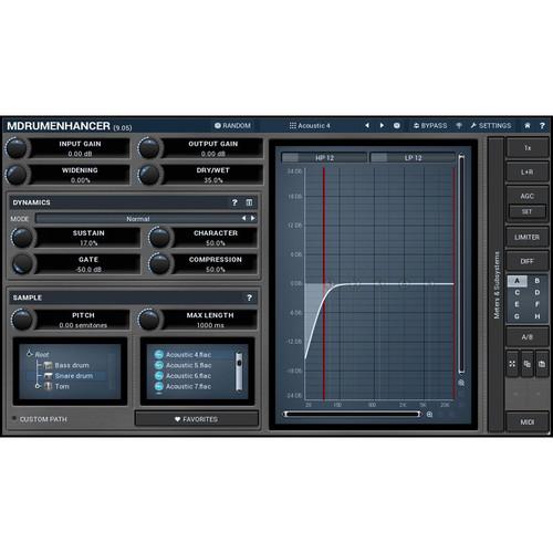 MeldaProduction MDrumEnhancer - Drum Track Mapping Plug-In