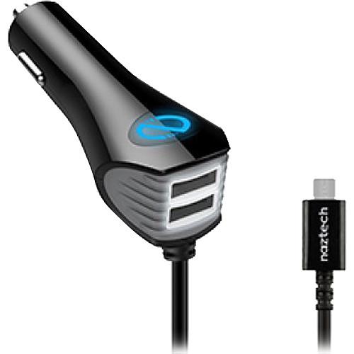 Naztech N420 Wired TRiO Car Charger with Micro-USB Connector