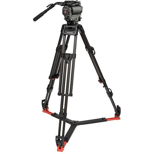 OConnor Ultimate 1030D Fluid Head & 30L CF Tripod with Floor Spreader & Case