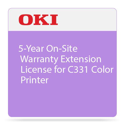 OKI 5-Year On-Site Warranty Extension Program for C331 Series Printers
