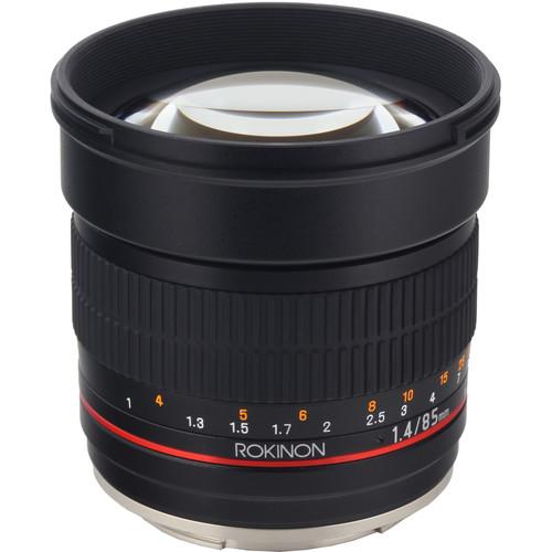 Rokinon 85mm f 1.4 AS IF UMC Lens for Canon EF with AE Chip