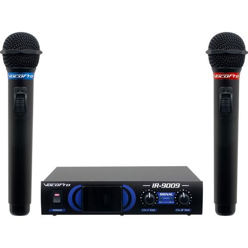 VocoPro IR-9009 Infrared Dual Wireless Microphone System