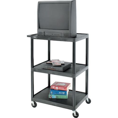 Advance PL9-40R PixMate Lightweight Plastic Cart - 24" x 32" Shelf - 40" Height