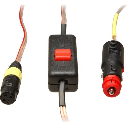 Dedolight Cigarette Lighter Cable for DLH3, DLH4 - 8.2