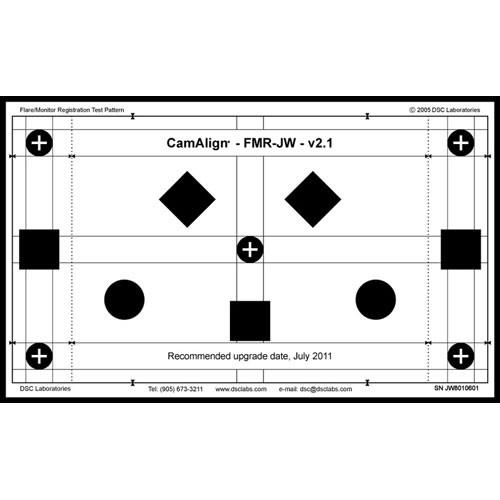 DSC Labs FMR Junior Flare & Monitor Registration Chart
