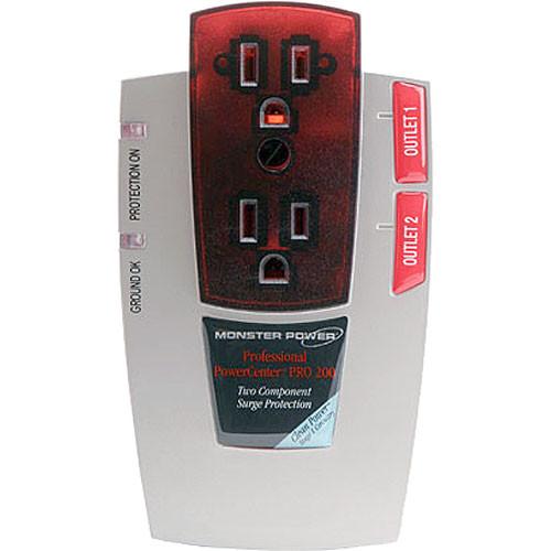 Monster Cable Pro 200 PowerCenter with Clean Power Stage 1 & Surge Protection