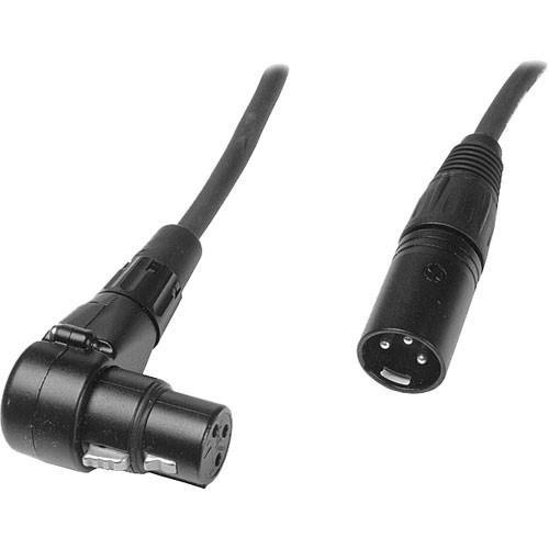 Pro Co Sound MasterMike XLR Male to XLR Angled Female Lo-z Microphone Cable - 25