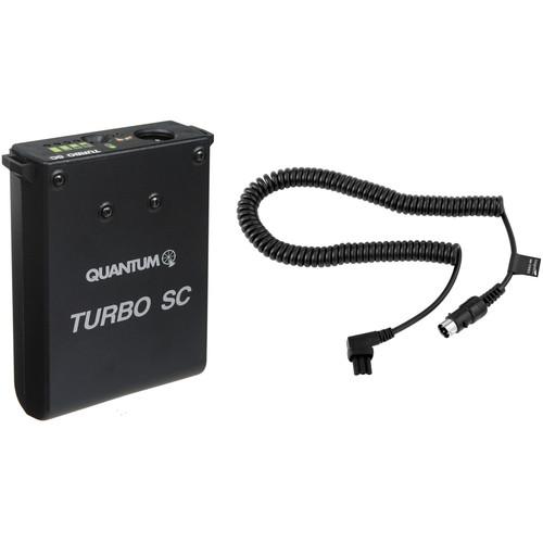 Quantum Instruments Turbo SC Slim & Compact Battery Pack Kit, with 100 240 VAC Universal Charger & CKE Dedicated Flash Cable: for Contax TLA 360 & Nikon SB-28 , SB-28DX, SB-80DX & SB-800 Flashes