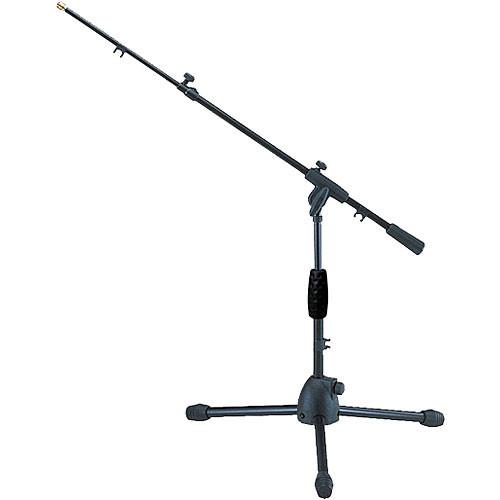 QuikLok A-341 Short Tripod Microphone Stand with Telescoping Boom - Measures 16.5 to 19.25"