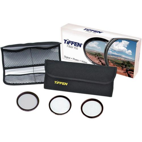 Tiffen 58mm Digital Video Film Look Kit 3 - Digital Diffusion F X1, Soft F X1 and Black ProMist 1 2 Filters