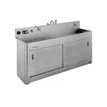 Arkay Premium Stainless Steel Photo Processing Sink Series SP with 9" Backsplash & Radius Coved Corners