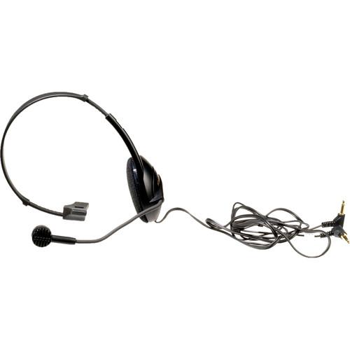 Audio-Technica ATH-COM1 Supra-Aural Open-Back Monophone Headset with Dynamic Boom Microphone