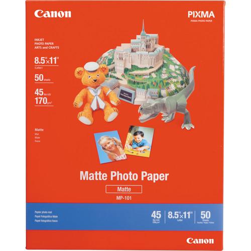 Canon Photo Paper for Inkjet - 8.5x11" - 50 Sheets