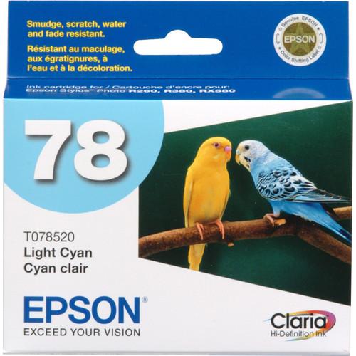 Epson 78 Claria Hi-Definition Light Cyan Ink Cartridge