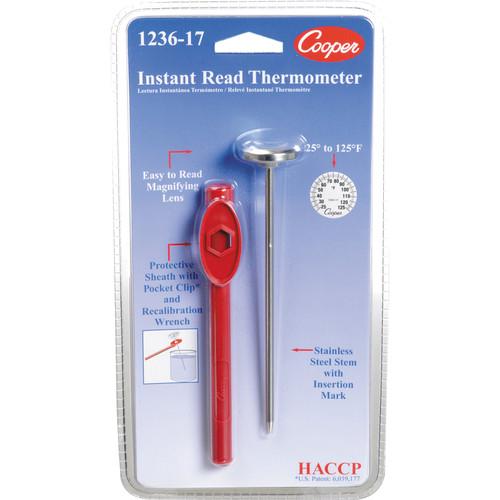 General Brand 1" Stainless Steel Darkroom Dial Thermometer