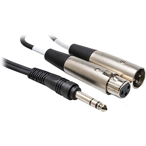 Hosa Technology Stereo 1 4" Male to 2 XLR Y-Cable