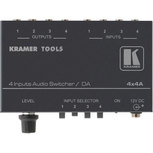Kramer 4 x 1:4 Stereo Audio Switcher and Distributor
