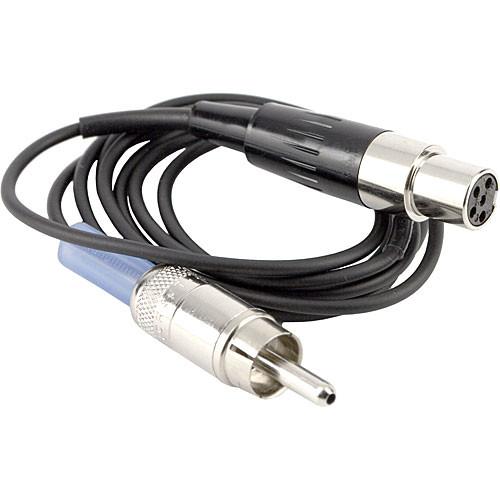 Lectrosonics MC-47 RCA Male to TA5-Female Cable for Wireless Transmitters