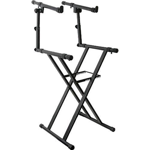 Odyssey Innovative Designs Heavy-Duty Double-Tier Folding X-Stand