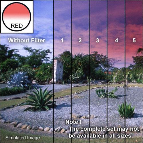 Tiffen 4 x 4" 2 Red Soft-Edge Graduated Filter