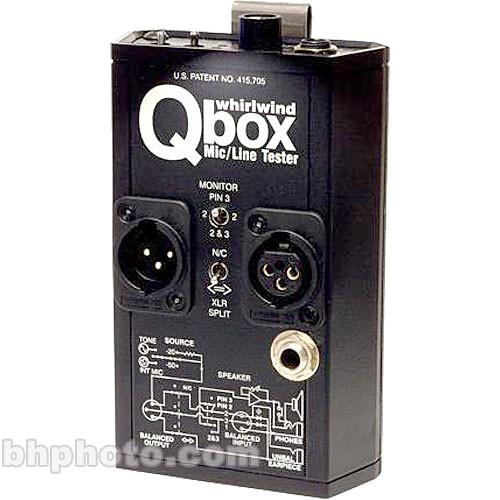 Whirlwind QBOX - Audio Line Tester Cable Tester Test Tone Generator