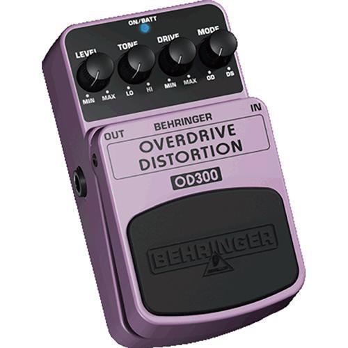 Behringer OD300 Overdrive and Distortion Stompbox Effect Pedal