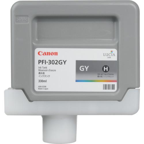 Canon PFI-302 Gray Ink Tank