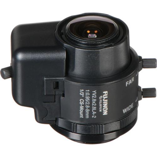 Fujinon YV2.8x2.8LA-2 1 3" CS Mount 2.8-8mm f 0.95 Manual Iris Lens