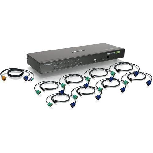 IOGEAR 16-Port PS 2 USB Combo KVM Switch with Cables