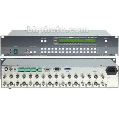 Kramer CVG-162V Video Matrix Switcher, 16x16, Composite-RGBS-Y C-YUV Video, RS-232, Rackmountable