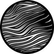 Rosco Standard Black and White Glass Spectrum Gobo #81118 Swagger