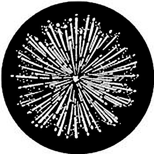 Rosco Standard Steel Gobo #7767 - Fireworks 2