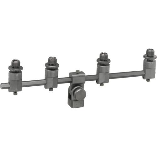 Sabra-Som ST-4 - Universal Quad Microphone T Support with 3 8" and 5 8" Threading
