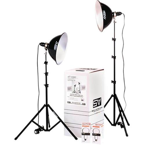 Smith-Victor KT1000U 2-Light 1000W Intermediate Thrifty Umbrella Kit