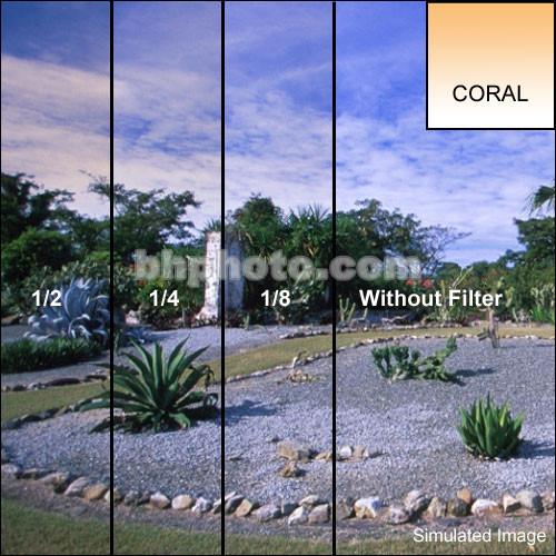 Tiffen 2 x 2" 1 8 Coral Soft-Edge Graduated Filter